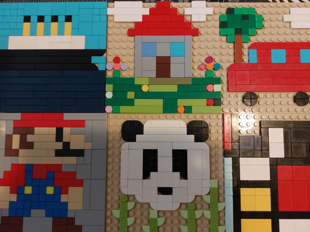 Anniversaire Lego Pixel Art - Ludi Briques