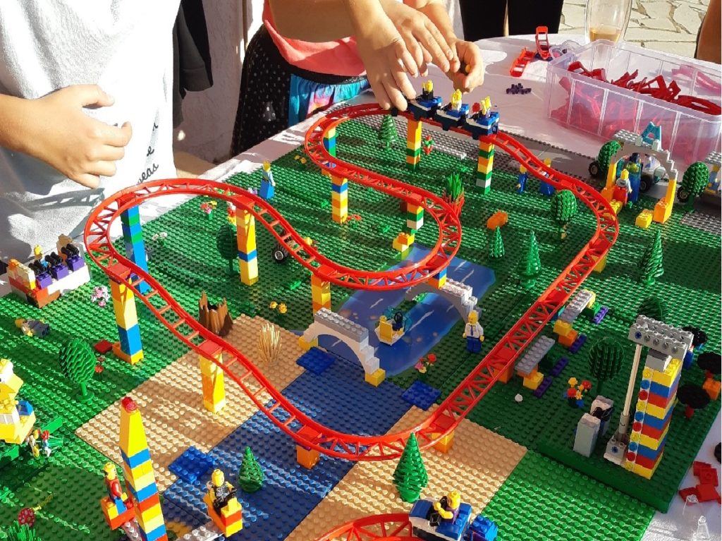Anniversaire Lego création parc d'attractions - Ludi Briques