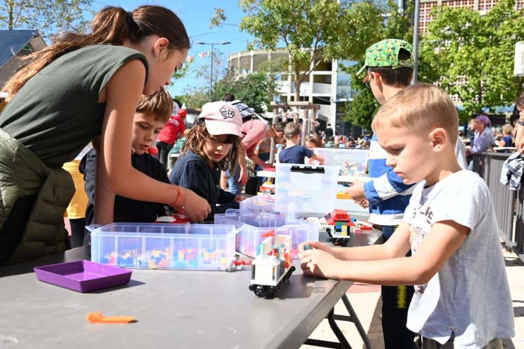 Evénement briques Lego pour la fête du train enfants - Ludi Briques