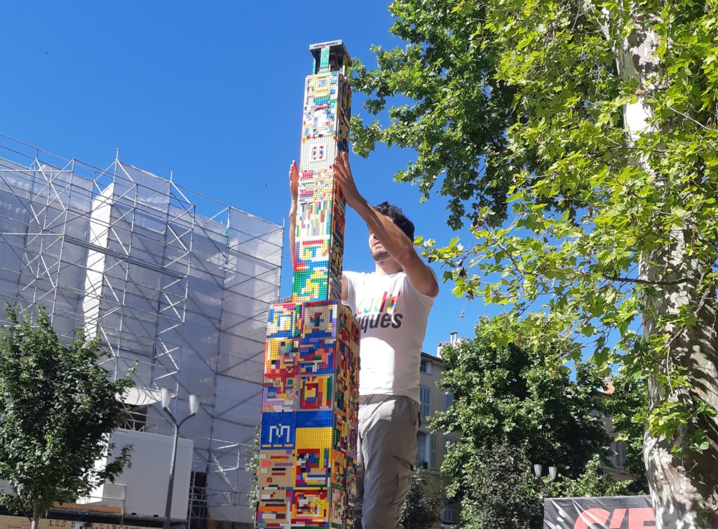 Festival Aix lego tour géante avec Ludi Briques