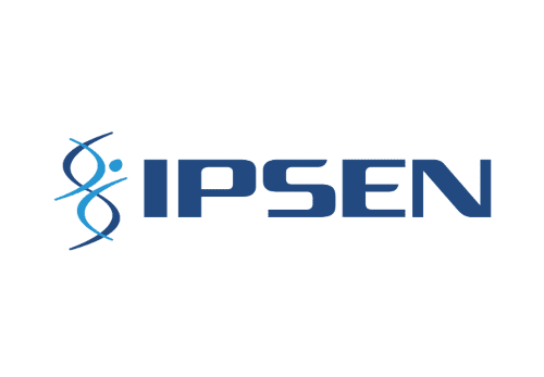 Logo du laboratoire pharmaceutique Ipsen, client Ludi Briques pour des team buildings.