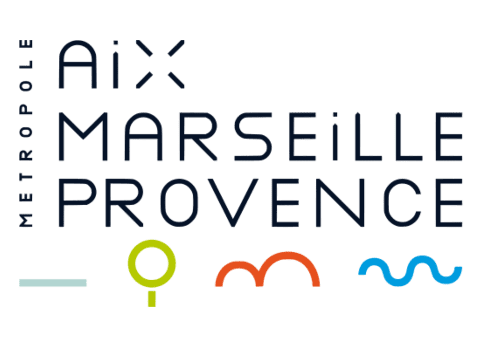 Logo de la Métropole Aix-Marseille-Provence, institution partenaire de Ludi Briques.