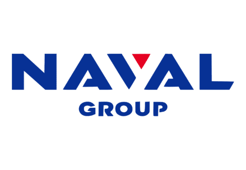 Logo de Naval Group, entreprise cliente de Ludi Briques pour l'organisation d'évènements d'entreprise et CSE.